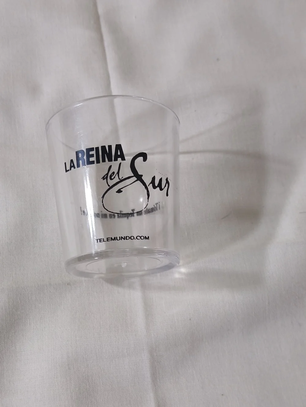 La Reina del Sur Clear Promotional Plastic Cup
